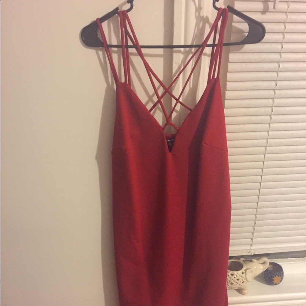 Strappy Red Dress